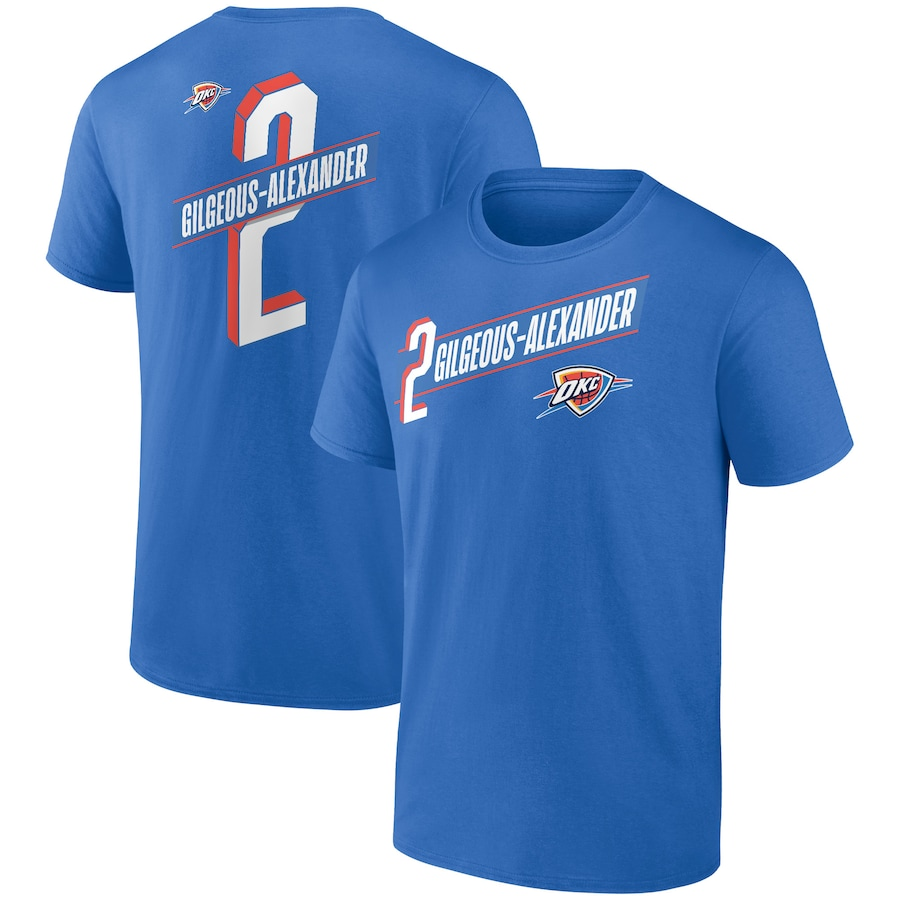 Men Oklahoma City Thunder  short T Shirt 2025 style 12